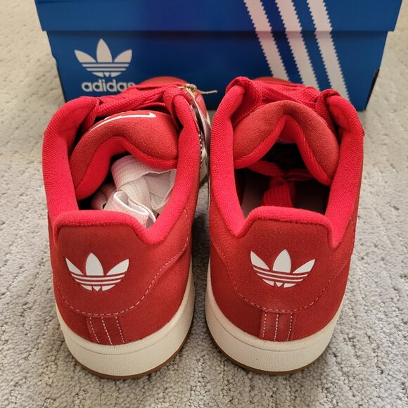 Size 12 - Adidas Campus 00s Better Scarlet Cloud White - H03474 - AUTHENTIC NEW! - Picture 6 of 10